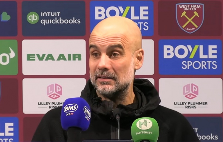 星空体育-瓜帅：哈兰德身边有两亿名中后卫，他踢的是地球上最难踢的位置